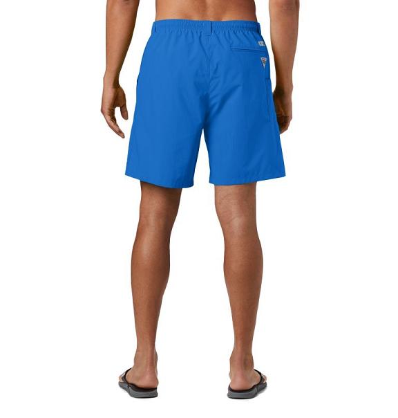 Columbia PFG Backcast III Shorts Blue For Men's NZ34958 New Zealand